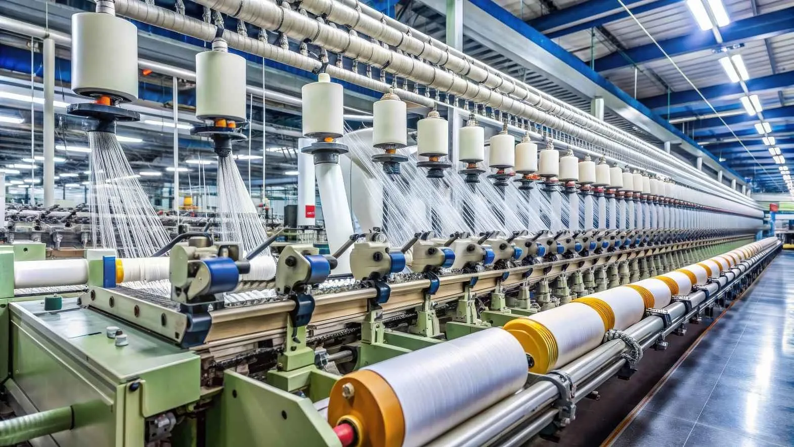 Textile — Rolls, dyes, and order-driven production.